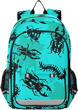 Backpack Bugs Toddler School Bags Child Lightweight Preschool Large Bookbags for Girls-Boys Middle-School Elementary