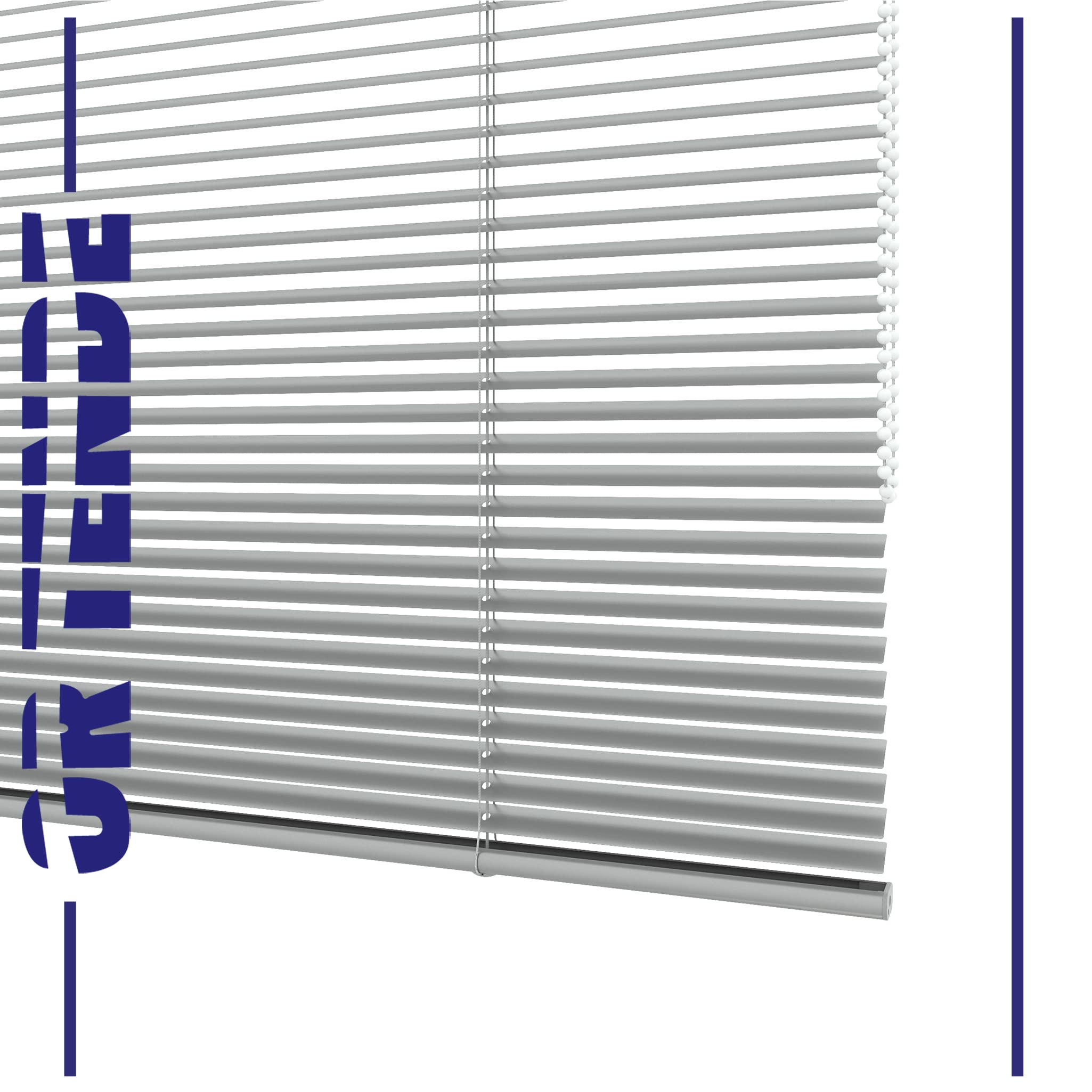 OR TENDE - Tenda Veneziana da 15 mm 140x100 cm Azionamento a Catena Personalizzata SU MISURA in Alluminio per finestre Made in Italy