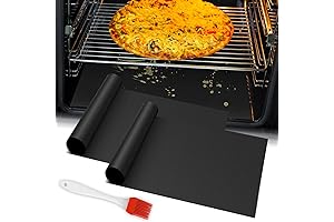 Double Pack Non-Stick Oven Liners for Pristine Kitchen
