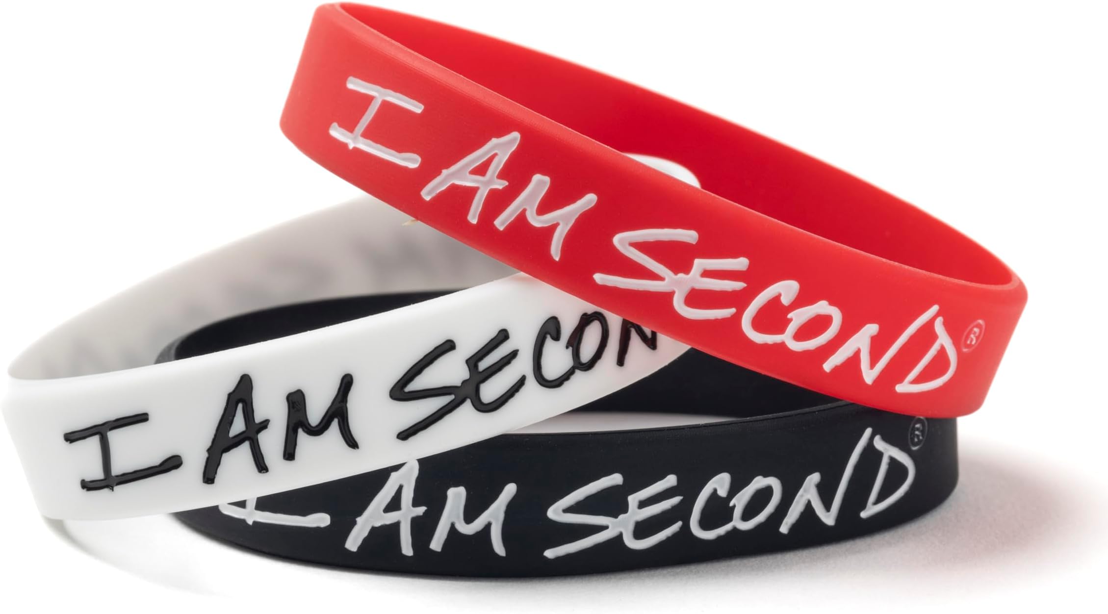 3-Pack Youth/Petite Multi-Color Silicone Wristband Bundle