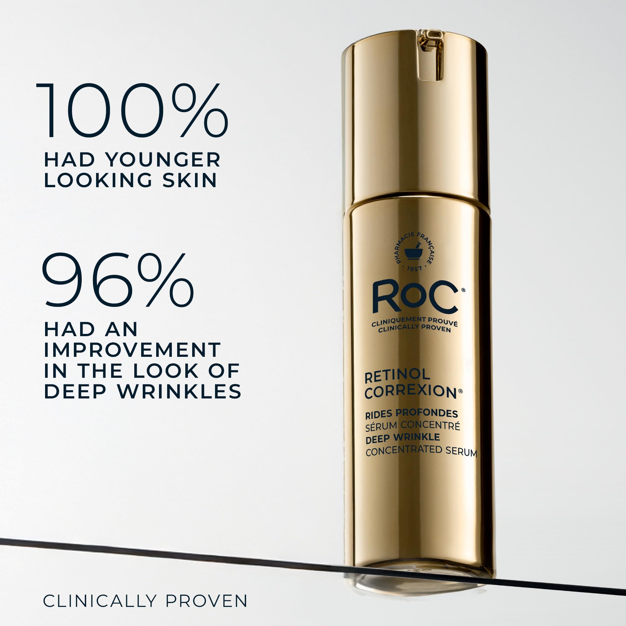 RoC Retinol Correxion Deep Wrinkle Retinol Face Serum with Ascorbic Acid, 30 mL