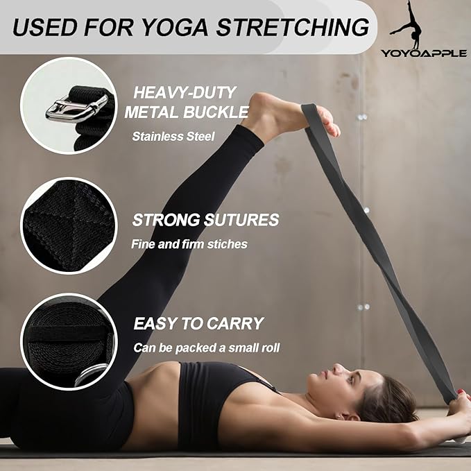 Kit Pilates Esencial 11 Piezas con Pelota, Aro y Bandas - Yoyoapple miniatura 6