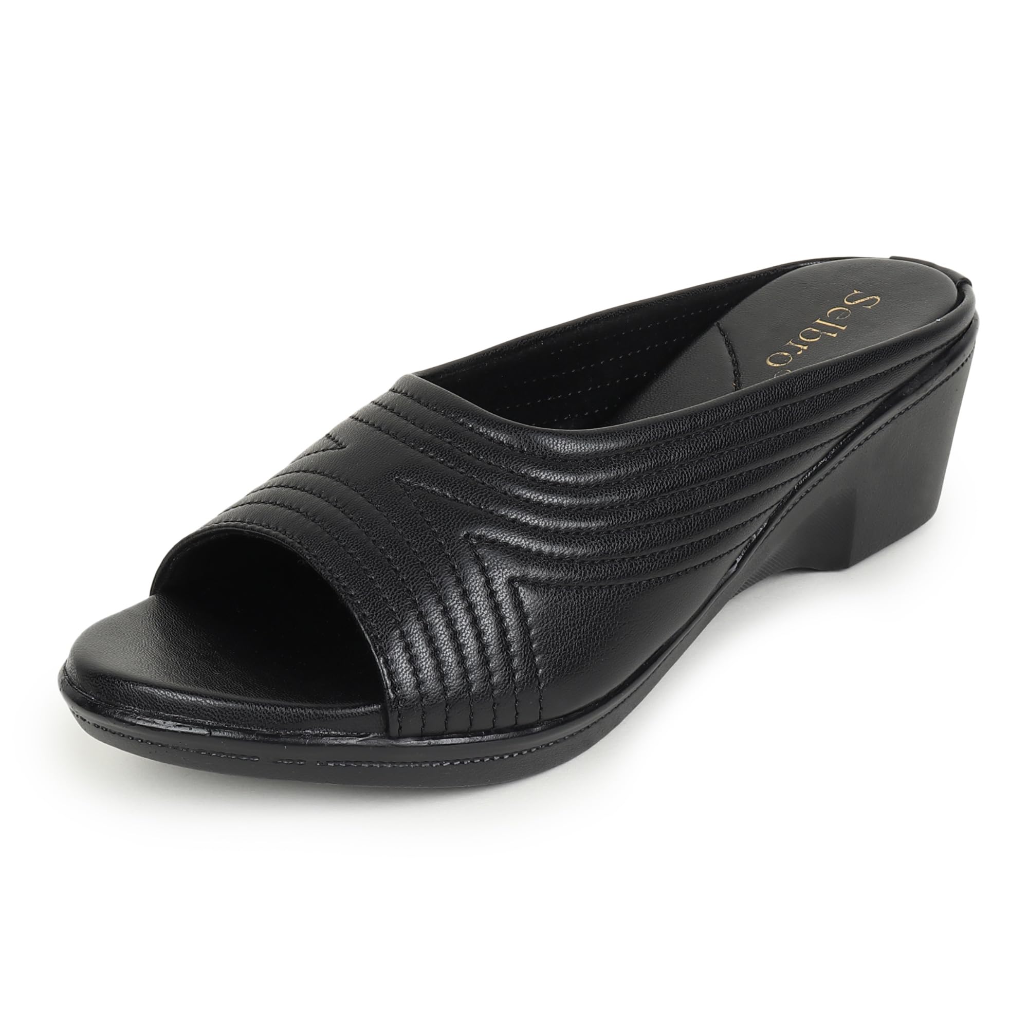 selbro Women's Stylish Fashionable High-heeled Sandal Slippers For Girl's women's - 3 Inches heel SLP-24-picture-12
