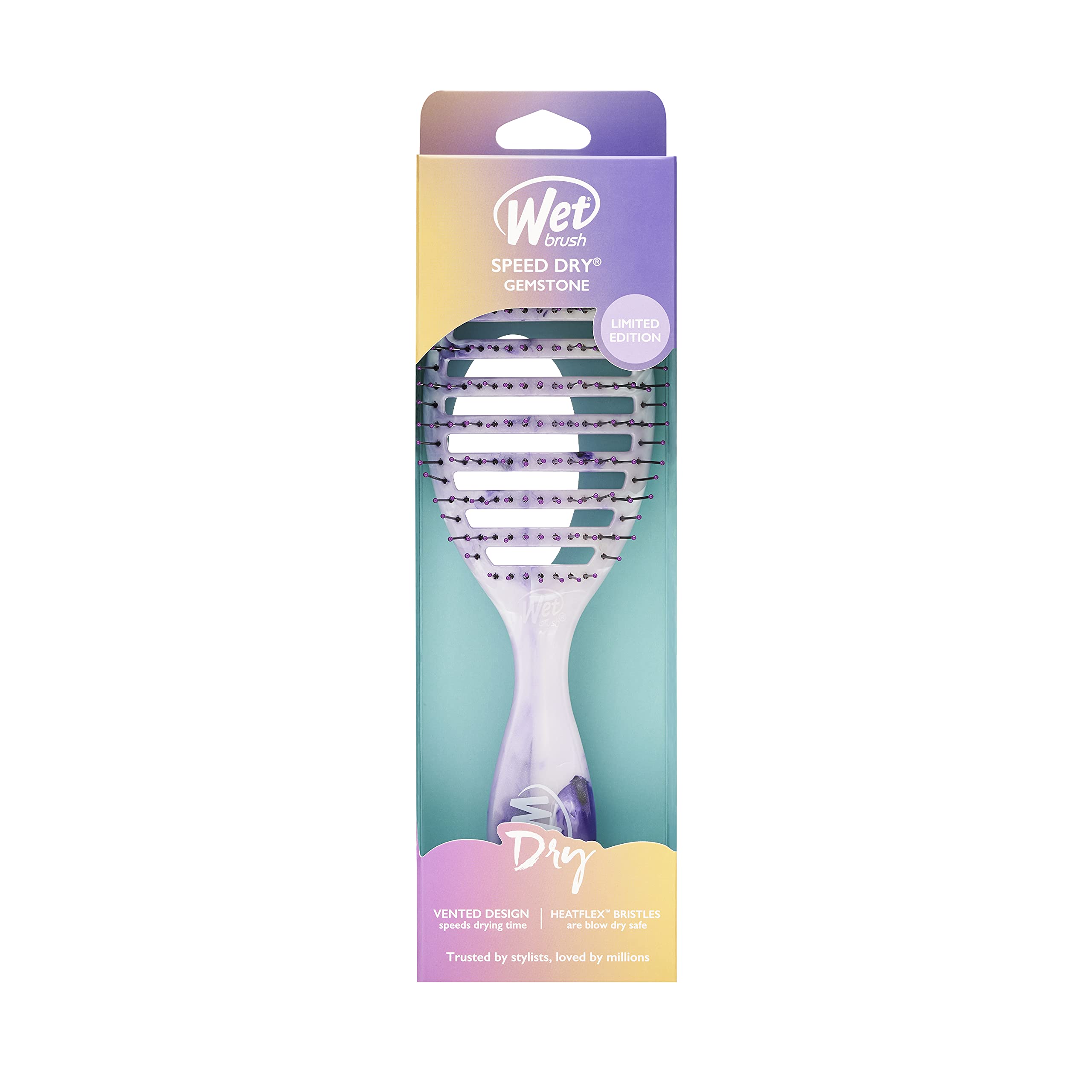 Brosse ventilée Wet Brush Améthyste haute performance pour brushing sûr - 5