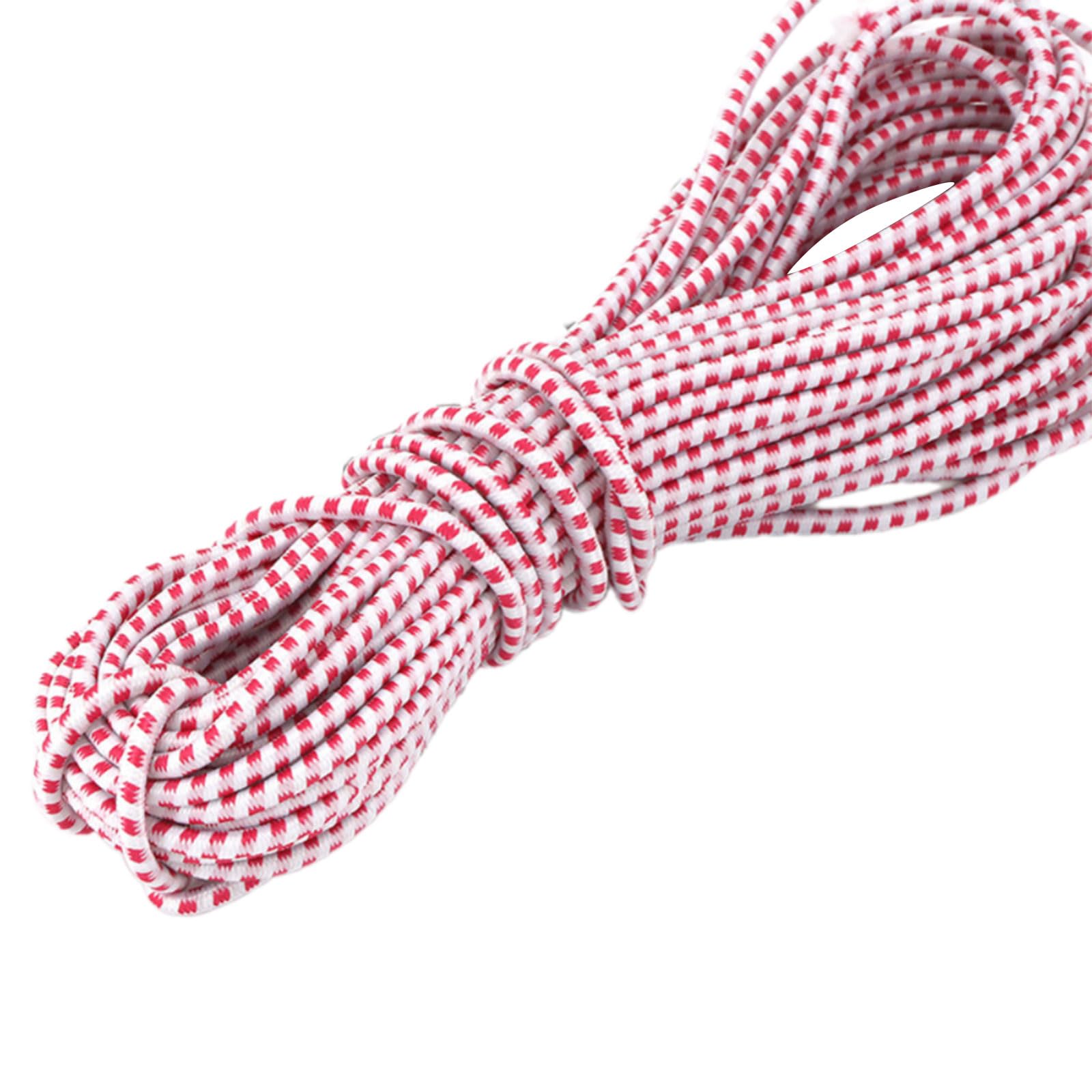 Tsophreniq Elastics Rubber Cord for Sewing and Handcraft Strong Resilients Stretch Rope for Garment Accessories and Craft Projects Round Elastics Band