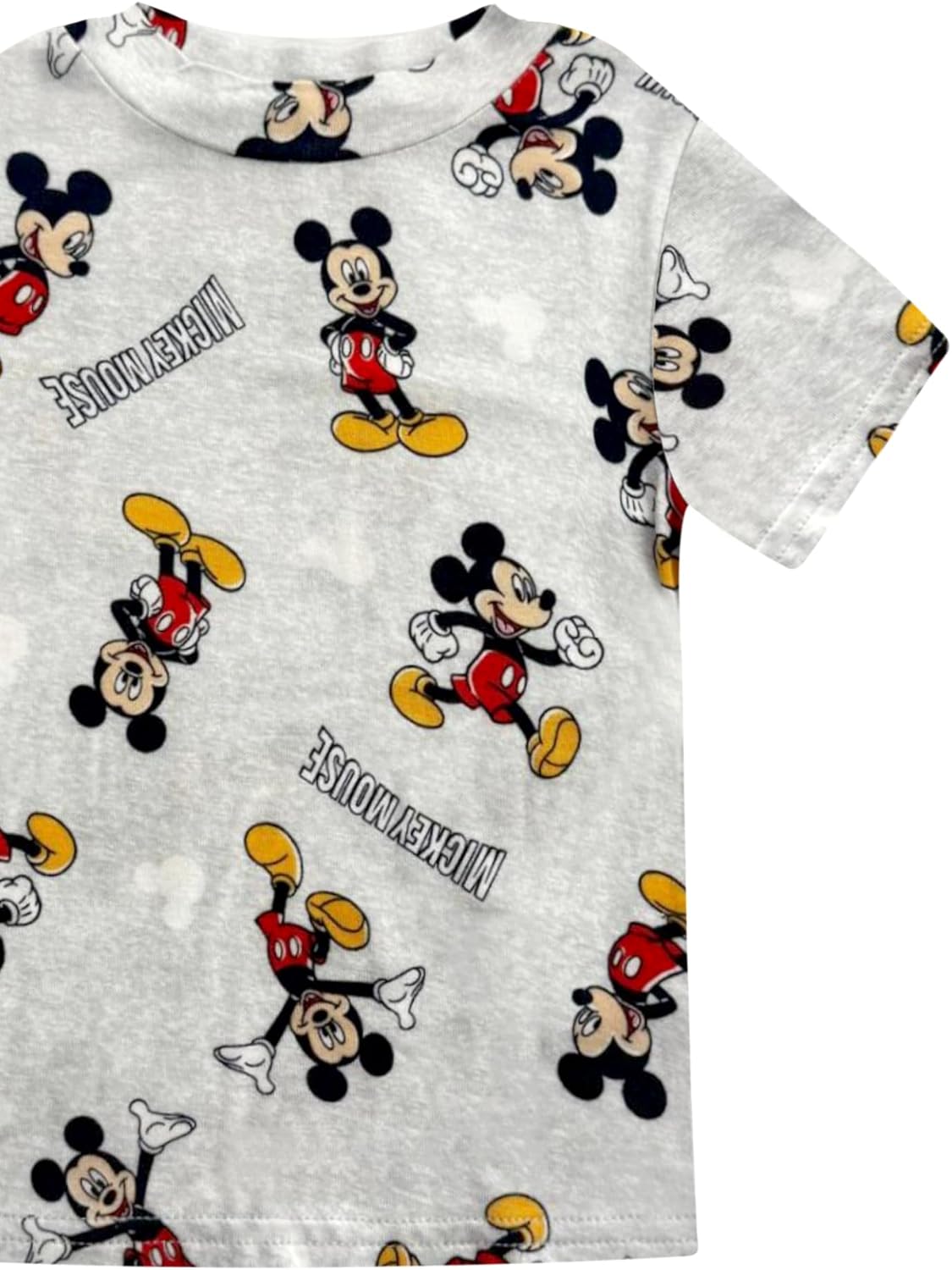 Disney 2 Piece Pajama Set - Mickey, Minnie, Pooh - Toddler Boys & Girls PJ Set, Short Sleeve Shirt & Pants - Official License - Image 2