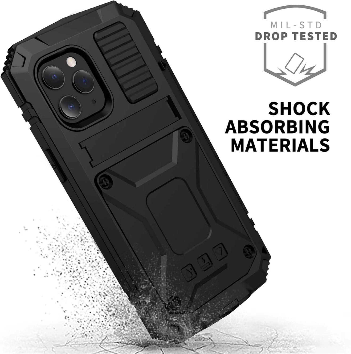 Compatible for iPhone 12 Case, Aluminum Metal Honduras Ubuy