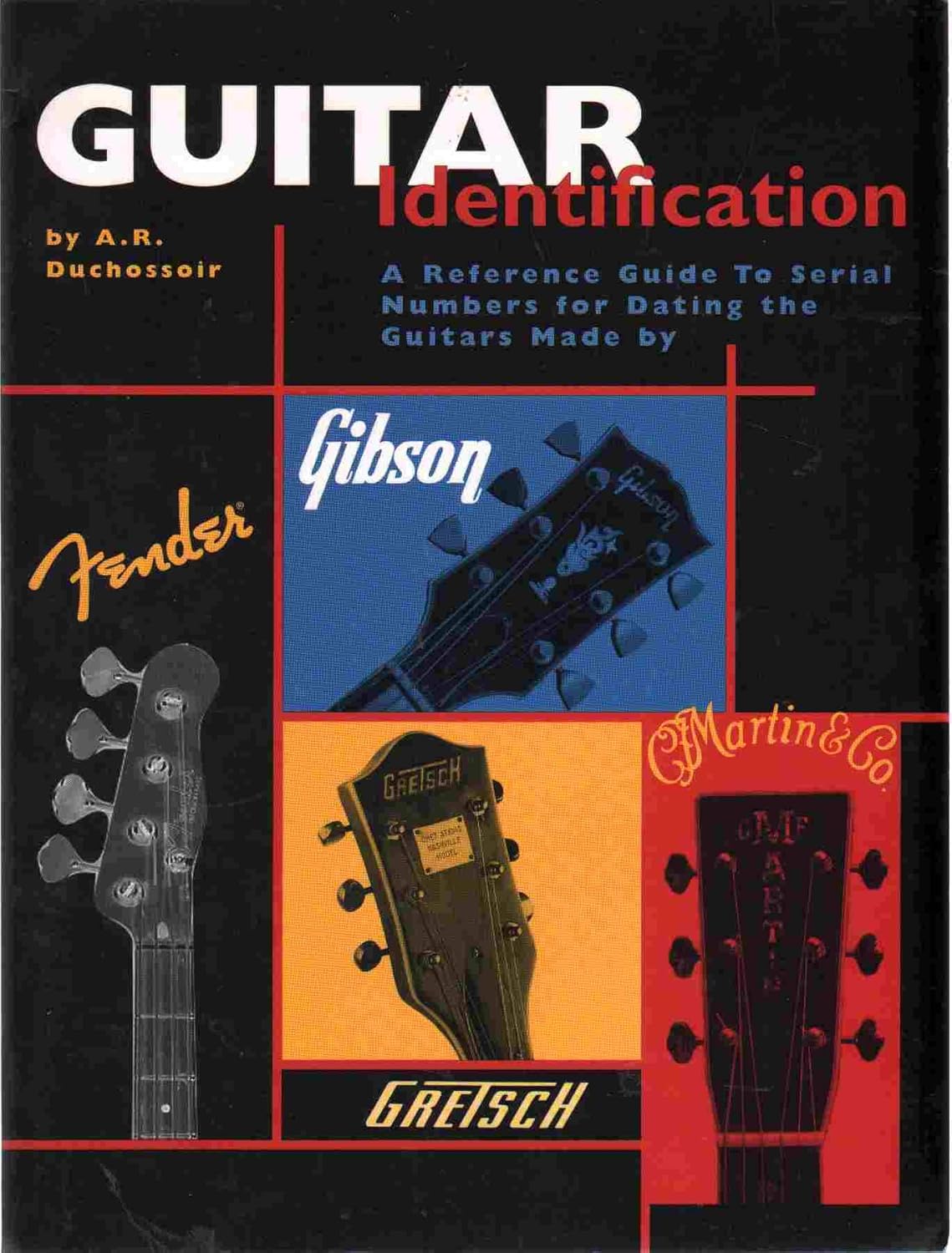 Amazon Guitar Identification A Reference Guide to Serial Numbers for