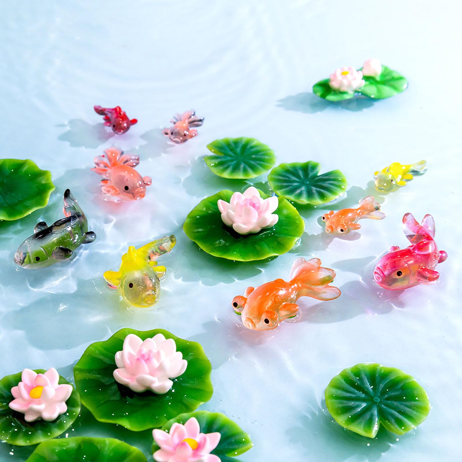 42-teiliges Set Mini Meereslebewesen Aus Harz – Bunte Ozeantiere Für Aquarium, Deko & DIY