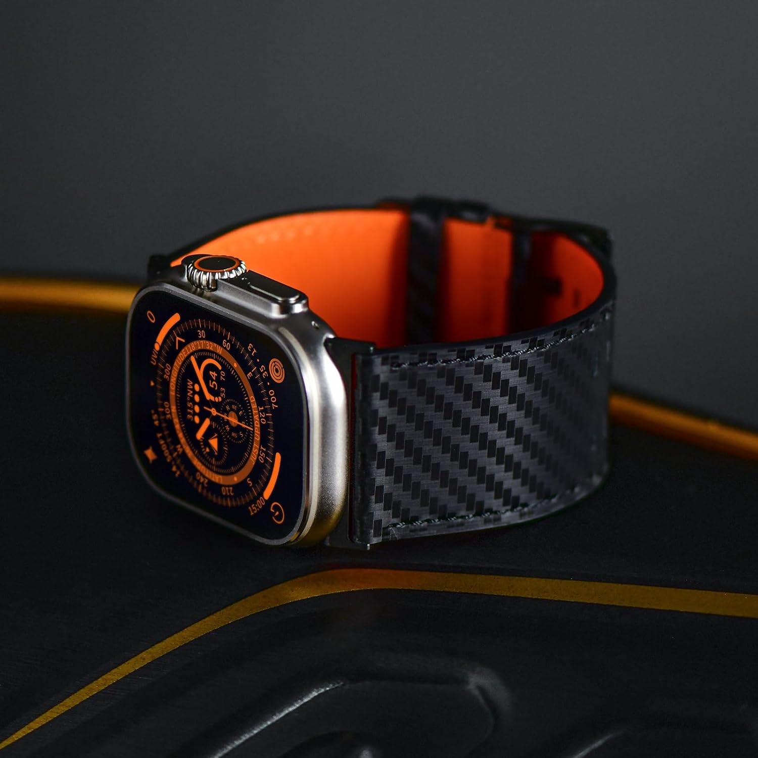 Tefeca Dual Series Band Compatible with Apple Watch Ultra 2/Ultra 49mm, Series 10 46mm, Series 9/8/7 45mm, SE2/SE/6/5/4 44mm