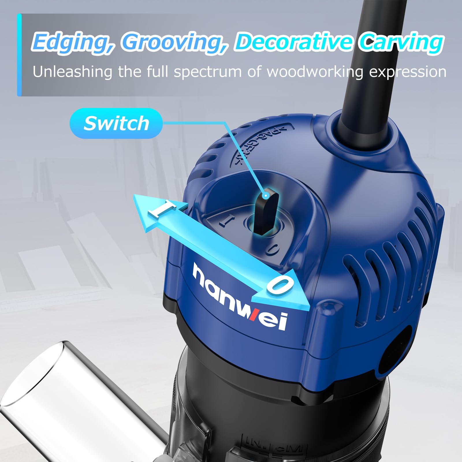 NANWEI Wood Router - 450W Powerful & Precise -5 NANWEI Wood Router - 450W Powerful & Precise -5