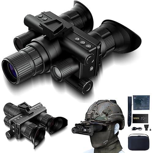 4K Night Vision Monocular – Helmet-Mounted NVG Goggles, Head-Mounted Infrared Night Vision w/ 1968ft Range, 58MP Photos, 4K Video, 8X Zoom, USB-C Rechargeable, 512GB Support