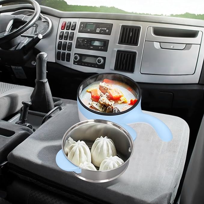 Sartén Eléctrico 24V 2L Antiadherente con Función de Vapor y Protección miniatura 2