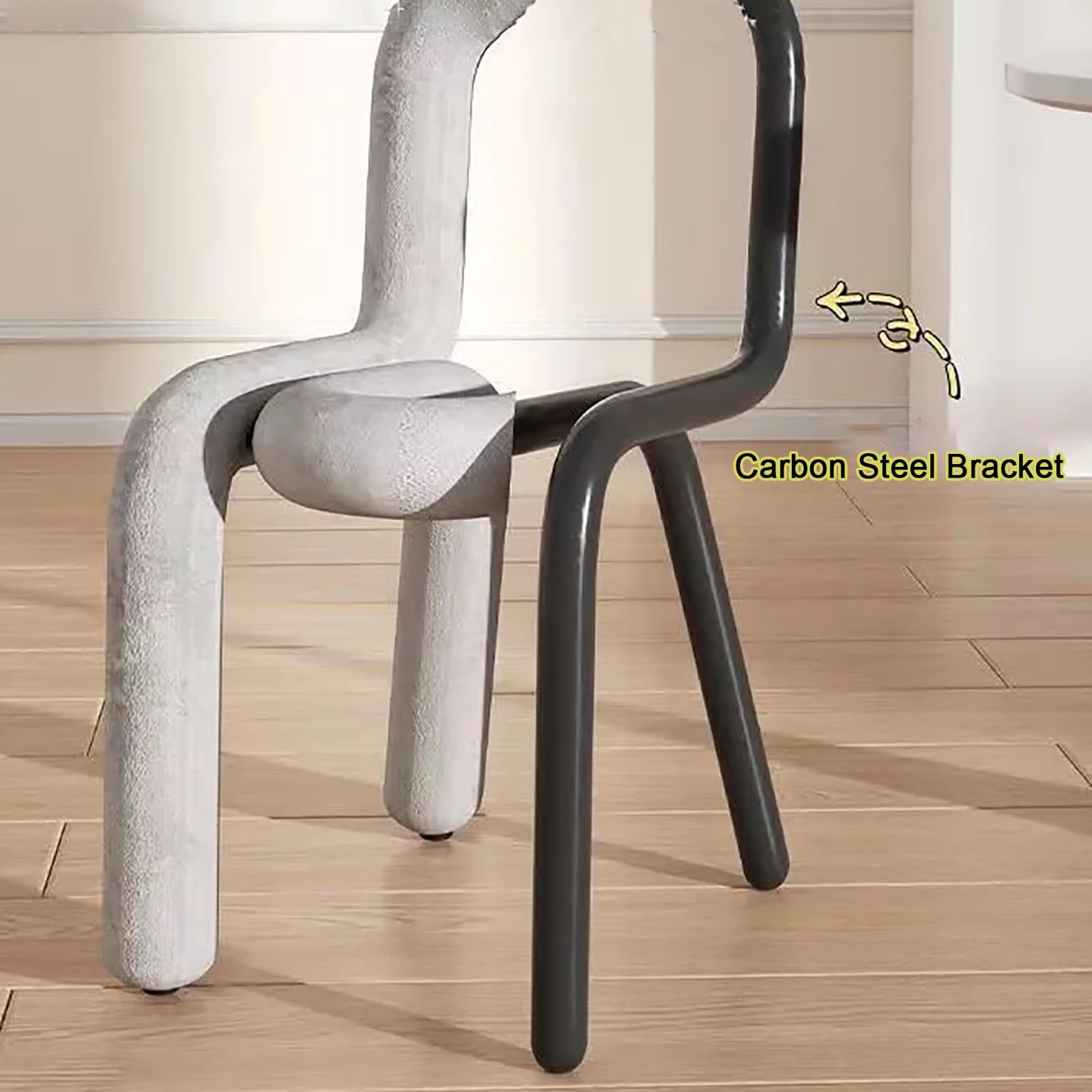 Chaise Coiffeuse en Forme, Chaise de Coiffeuse Géométrique Moderne, Fauteuil Coiffeuse Créative, pour Salle de Maquillage ou Salon, Chambre à Coucher (Color : A-1)