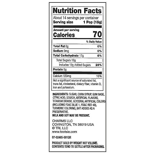 Miniatura 2 de Charms Blow Pop, Limited Edition Way2Sour Lollipops, 10.4 oz Bag