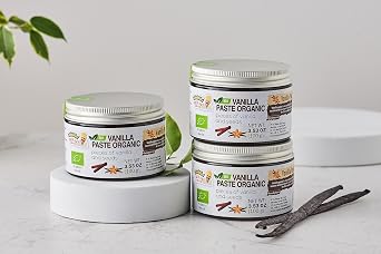 Vanilla Bean Paste 100 ml (3,53 oz) - Organic/BIO- Pieces of Vanilla and Seeds