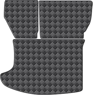 Cargo Mat & Backrest Mats for 2007-2016 Jeep Compass/Patriot 2007-2012 Dodge Caliber Accessories, All Weather Rear Cargo Liner Rear Trunk Liner Back Seat Cover Protector