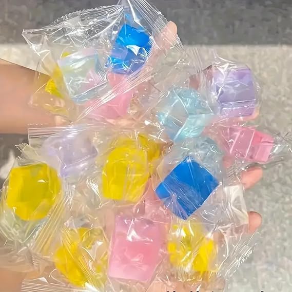 Mini Squeeze Tool, 8 Pcs Stress Relief Fidget Squishy Stress Balls