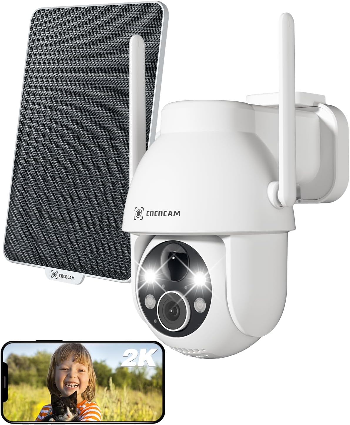 COCOCAM 24/7 Enregistrement AOV 4G LTE Camera Surveillance Exterieur ...