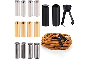 Cord Ends Bells Tips - Small and Versatile Metal Caps for a Variety of Crafts