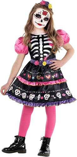 Miniatura 5 de Morph Day Of The Dead Costume Kids Girls Day Of Dead Costume Girls Day Of The Dead Costume For Girls