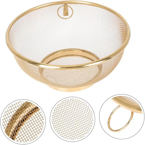 Miniatura 4 de Uonlytech filtro de acero inoxidable filtro de espaguetis filtro de fregadero de agua colador de metal colador de malla fina cesta de colador de