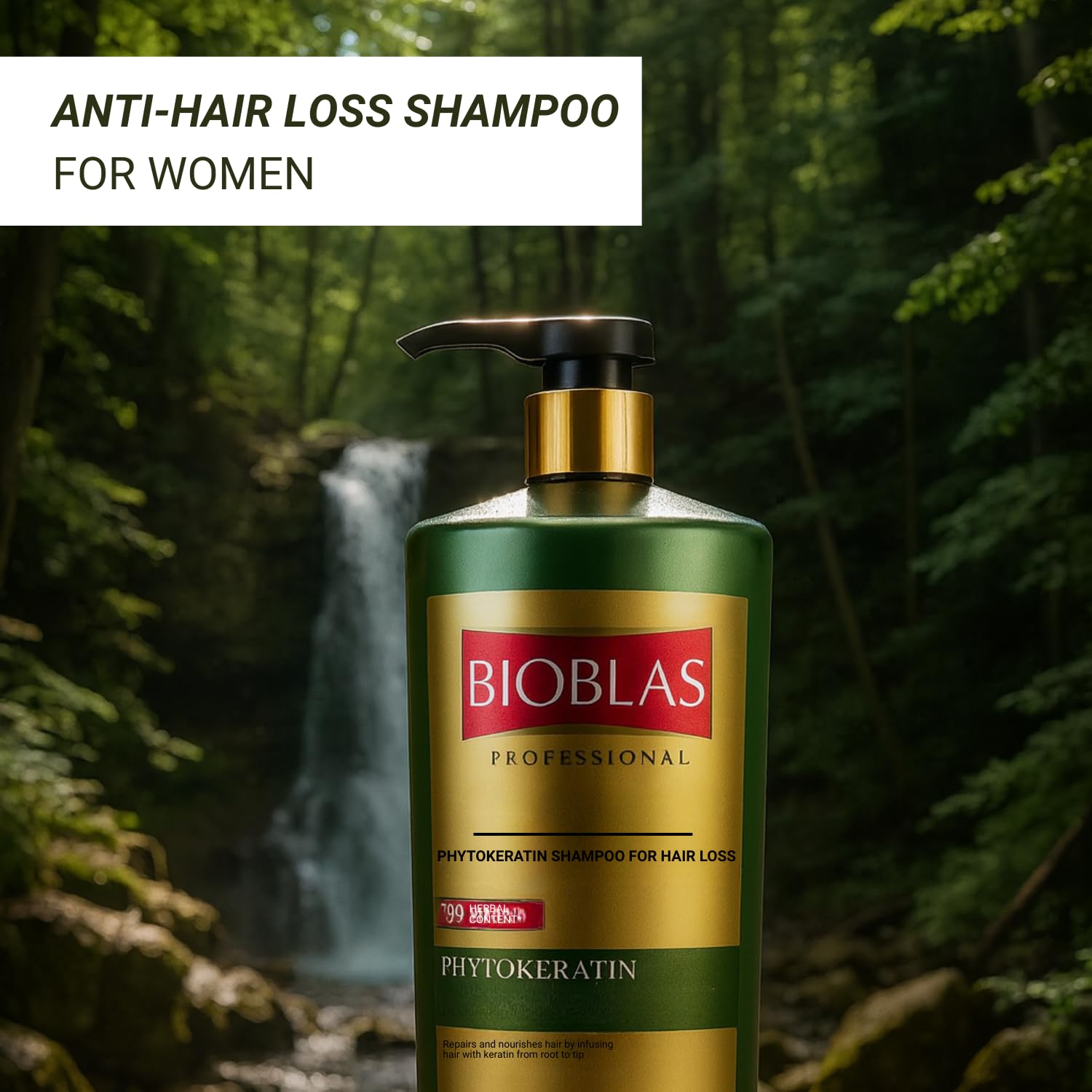 Bioblas Phytokeratin Shampoo Against Hair Loss 1000 ml - Image 6