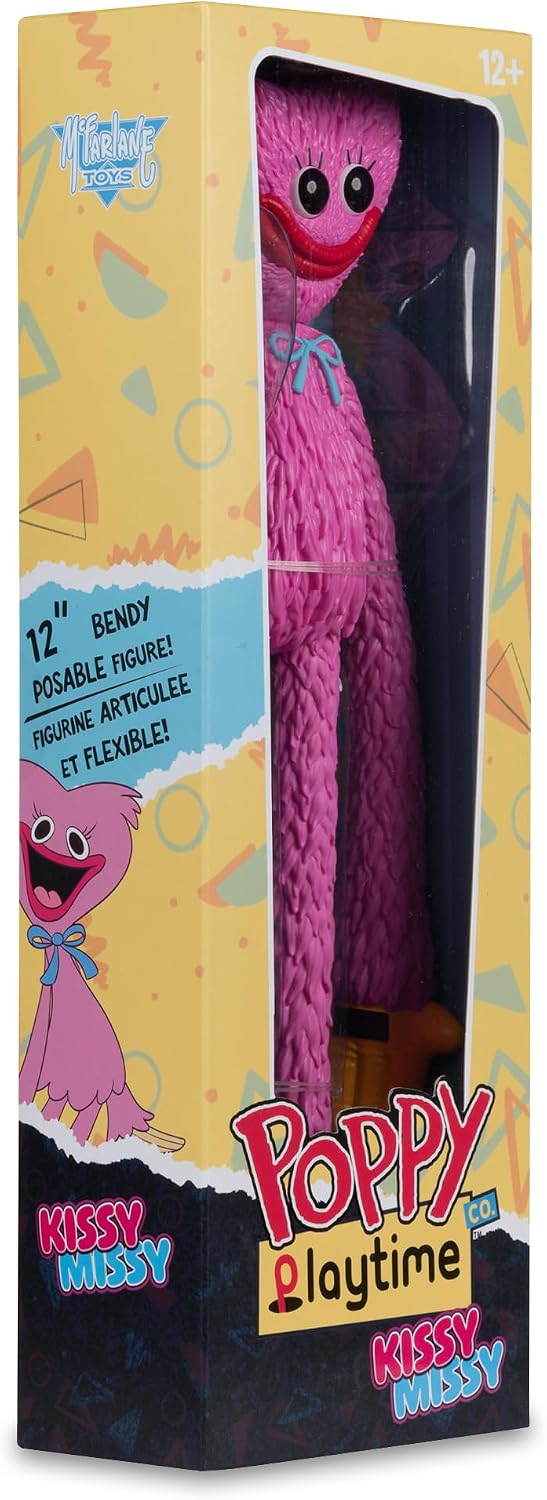 McFarlane Toys- Poppy Playtime Kissy Missy 12in Bendable Figure