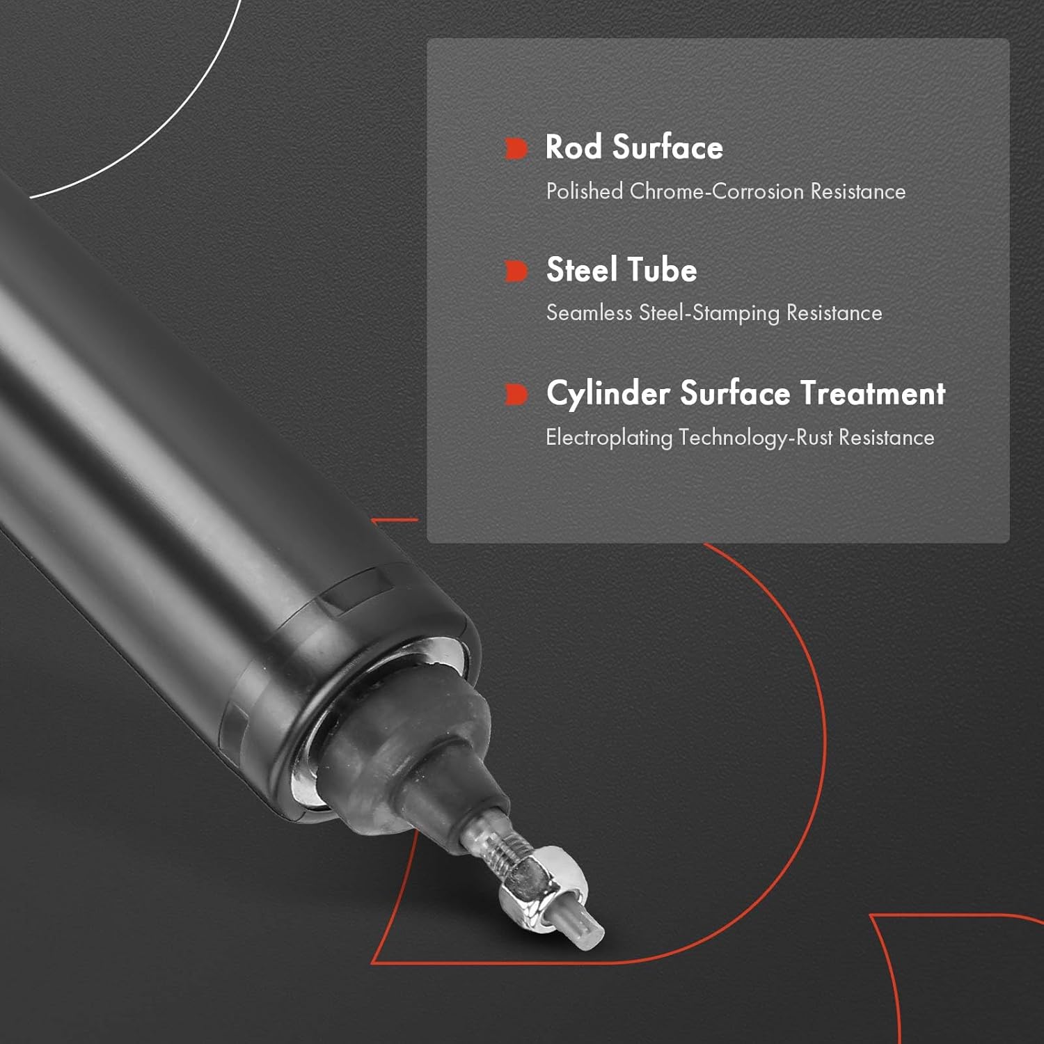 A-Premium Rear Suspension Shock Absorber Compatible with Ford Crown Victoria 2003-2011 & Mercury Marauder 2003-2004, 2-PC Set