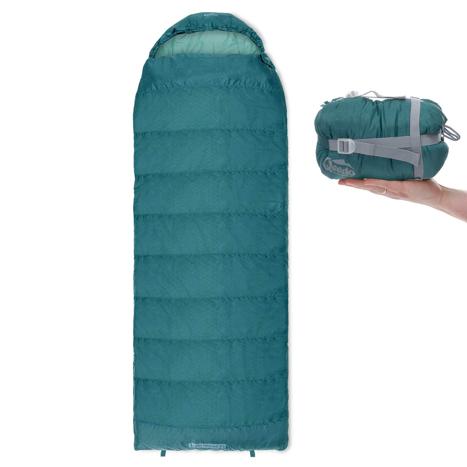Qeedo Light Hitazo XL Ultralight Retangular Sleeping Bag (745g)
