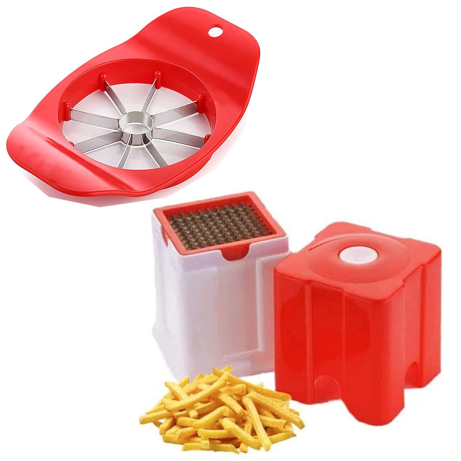 Potato Chipper and Apple Cutter French Fries Chips Maker Machine Snacks Finger, Potato Finger