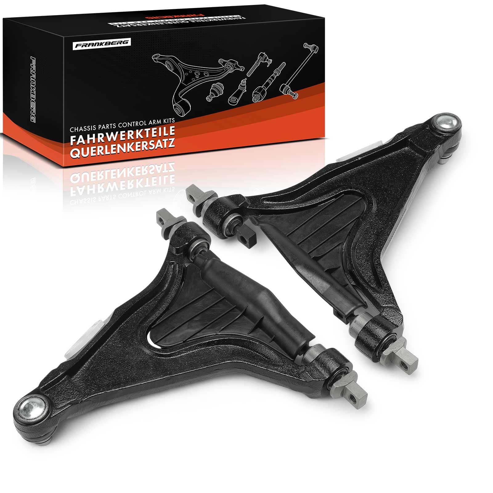 Frankberg 2 brazos de control inferiores delanteros izquierdo y derecho | Al frente, izquierda, bien, abajo, 8628497; Compatible con: 850 854, 850 Finca 855, V70 I 875 876, S70 874