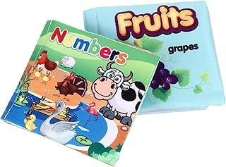 TOYANDONA 2 Pçs Brinquedo De Educação Precoce Livro De Pano Brinquedos Para Crianças Brinquedos Kidcraft Playset Brinquedos Animais Brinquedos Da Criança Brinquedo Para Crianças Brinquedos