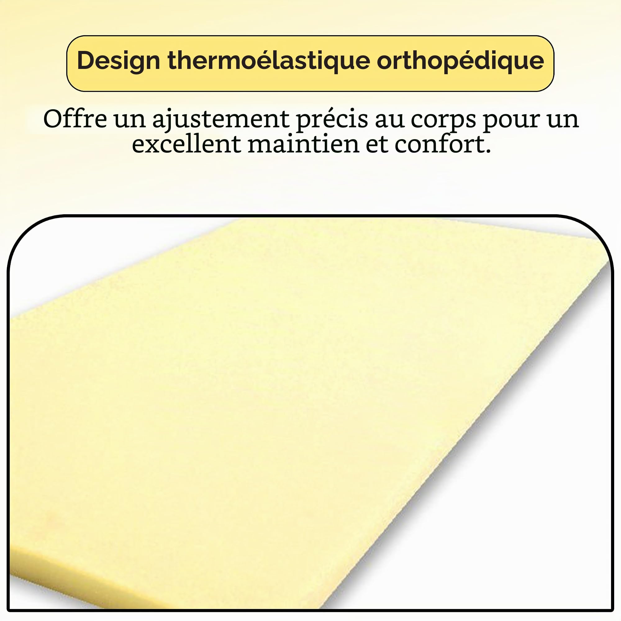 Surmatelas 70x140 | Surmatelas à Mémoire de Forme sans Housse | Soutien Ergonomique de Qualité Supérieure | sur-Matelas Moelleux et Respirant – 4 cm d’Épaisseur