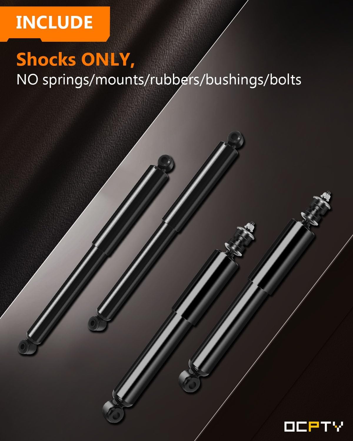 Struts Shocks(RWD), OCPTY Front Rear Shock Absorbers for Ford Fits 1990-1997 for Ford Ranger,1994-1997 for Mazda B2300,1994-1997 for Mazda B3000,1994-1996 for Mazda B4000 344268 344396-4pcs