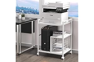 Lerliuo White Printer Stand: The Apex of Convenience and Ergonomics