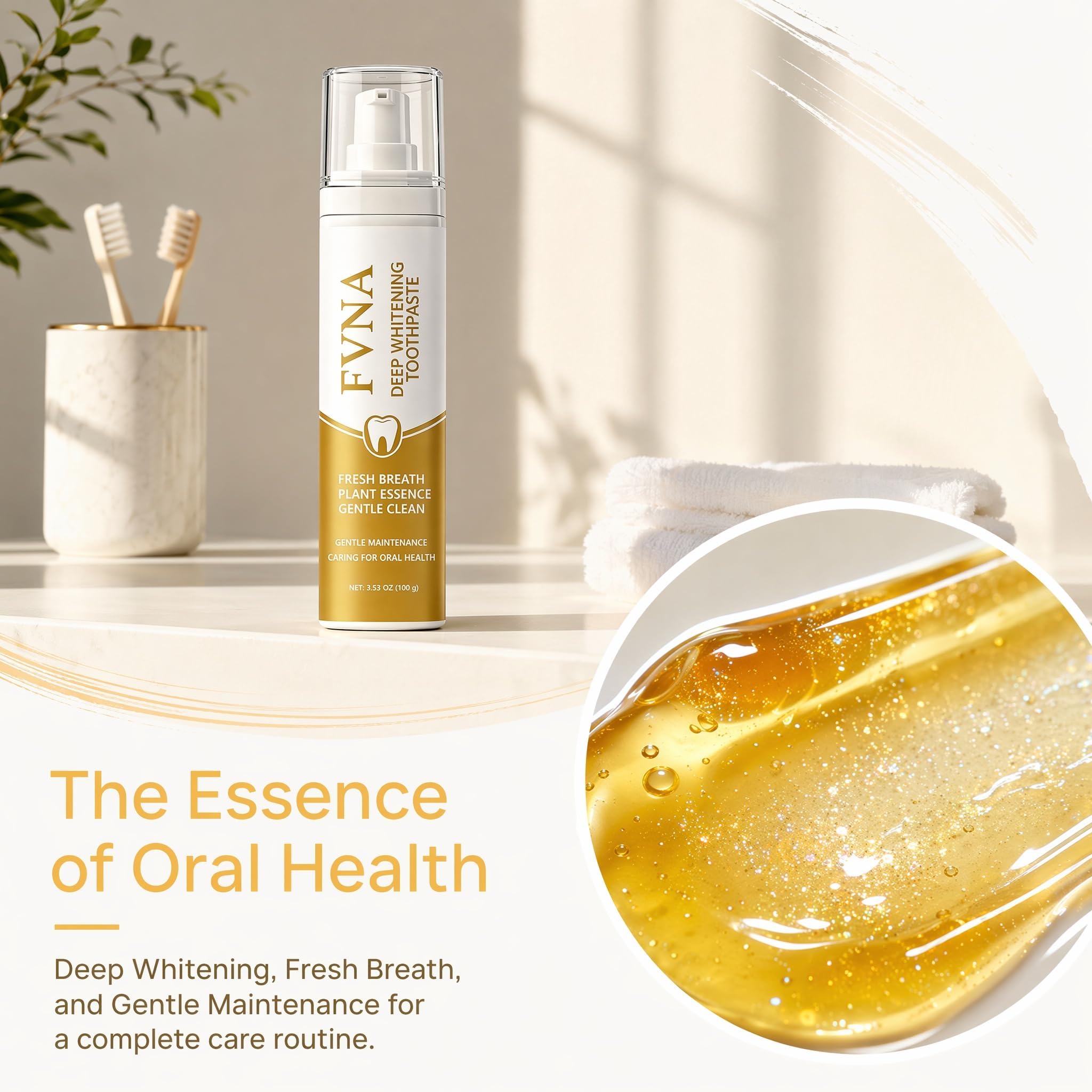 Dentifricio sbiancante, pulizia profonda, protezione delle gengive e alito fresco, rinforza i denti, sbiancante, formula naturale, per uomo e donna