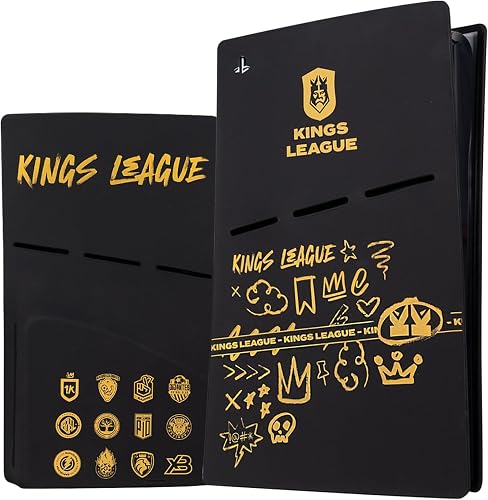 BLADE – Funda de Silicona para Consola PS5 Slim, Edición Disco, Diseño Kings Lea