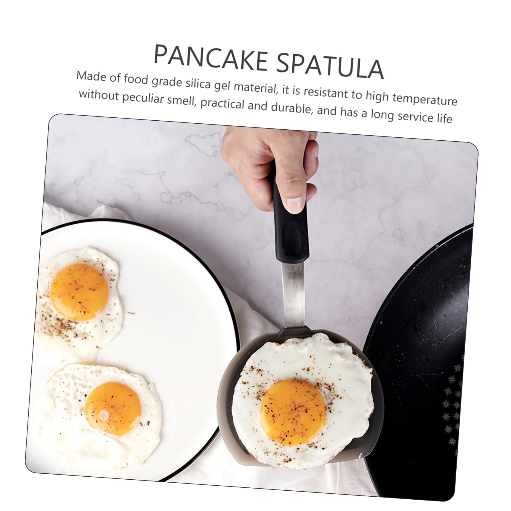 MAGICLULU Spatole in Silicone 3pezzi Antiaderenti per Cucina Domestica e Professionale Utensili Multiuso Flessibili