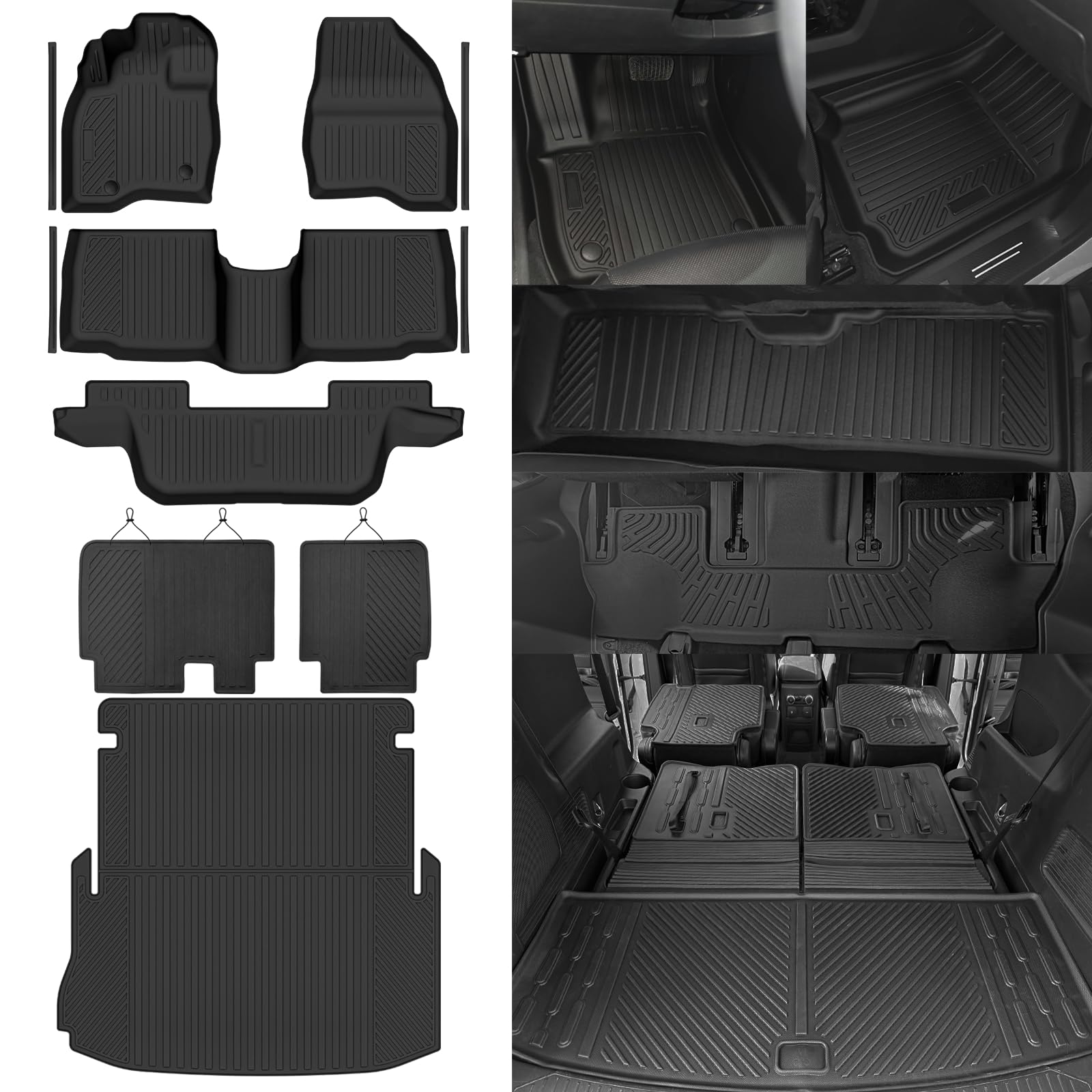 NQOQN Custom Fit Floor Mats for Ford Explorer
