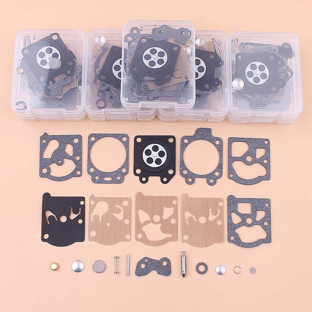 10 pcs/lot Kit de Membrane de réparation de carburateur pour Stihl FS36 FS40 FS44 FS72 FS74 FS75 FS76 FS80 FS81 FS85 FS86 Tondeuse