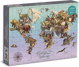 Wendy Gold Endangered Species 1500 Piece Puzzle: 1500 Piece