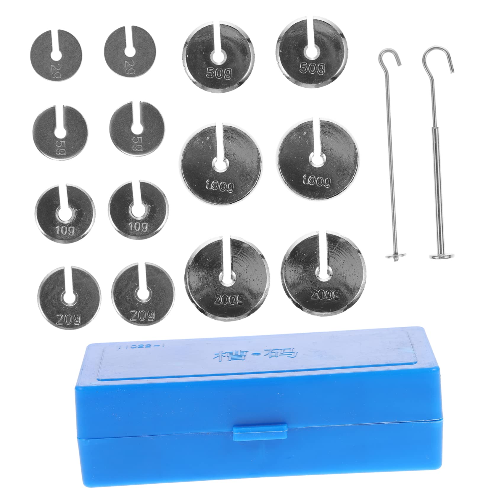Set di Scanalati in Metallo con Gancio per Esperimenti di Fisica da Laboratorio, Superficie Lucida Facile da Pulire