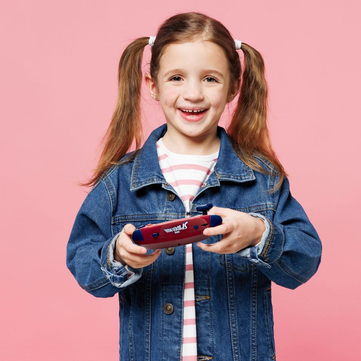 Lexibook, Spider-Man Consola Educativa Power Console, JCG100SPi2LXB | Español/Inglés, 100 actividades, consola de juegos educativa