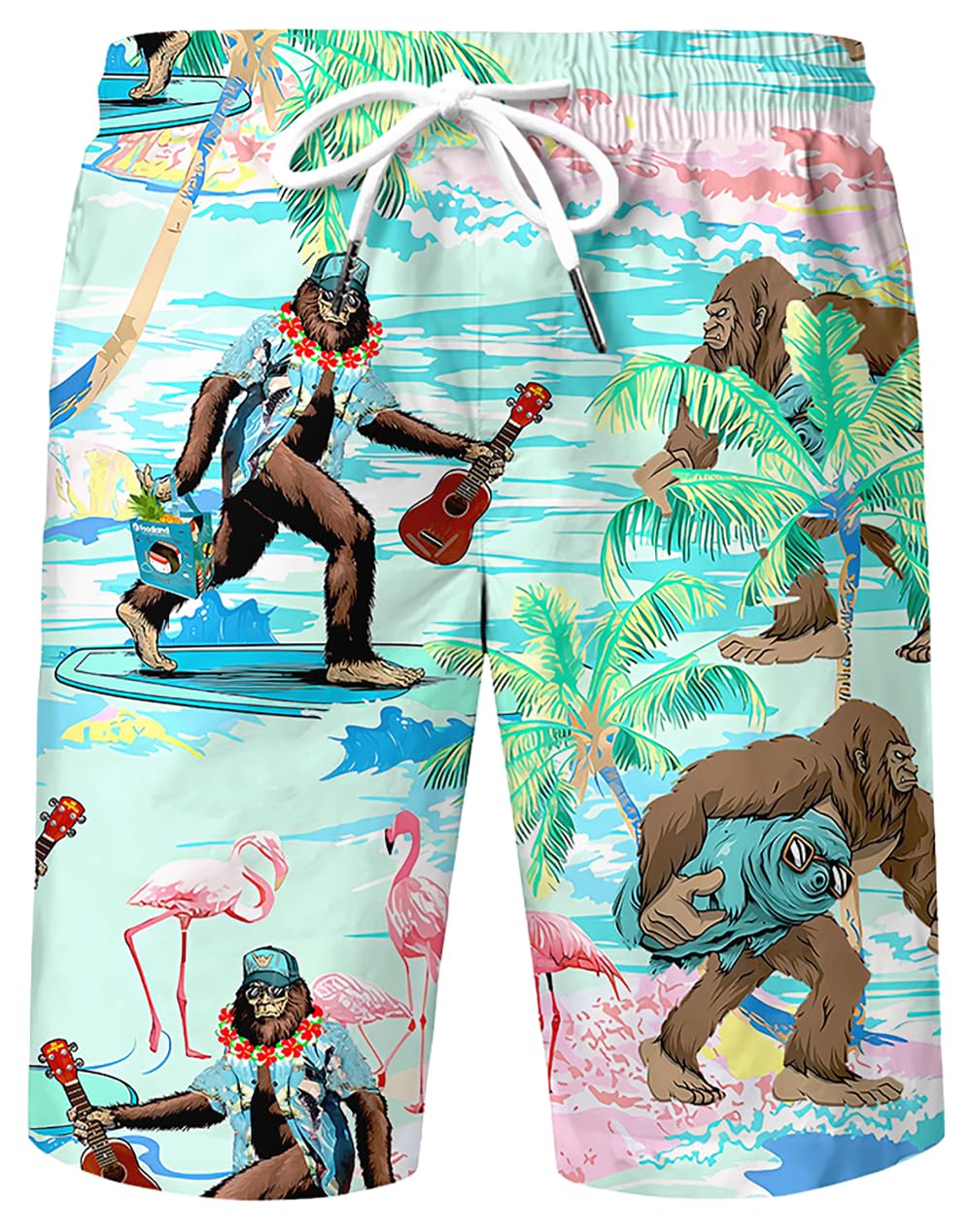 Chándal de 2 piezas para hombre, camisas hawaianas divertidas para hombre, camisa con botones, pantalones cortos, trajes rave con sombreros de pescador