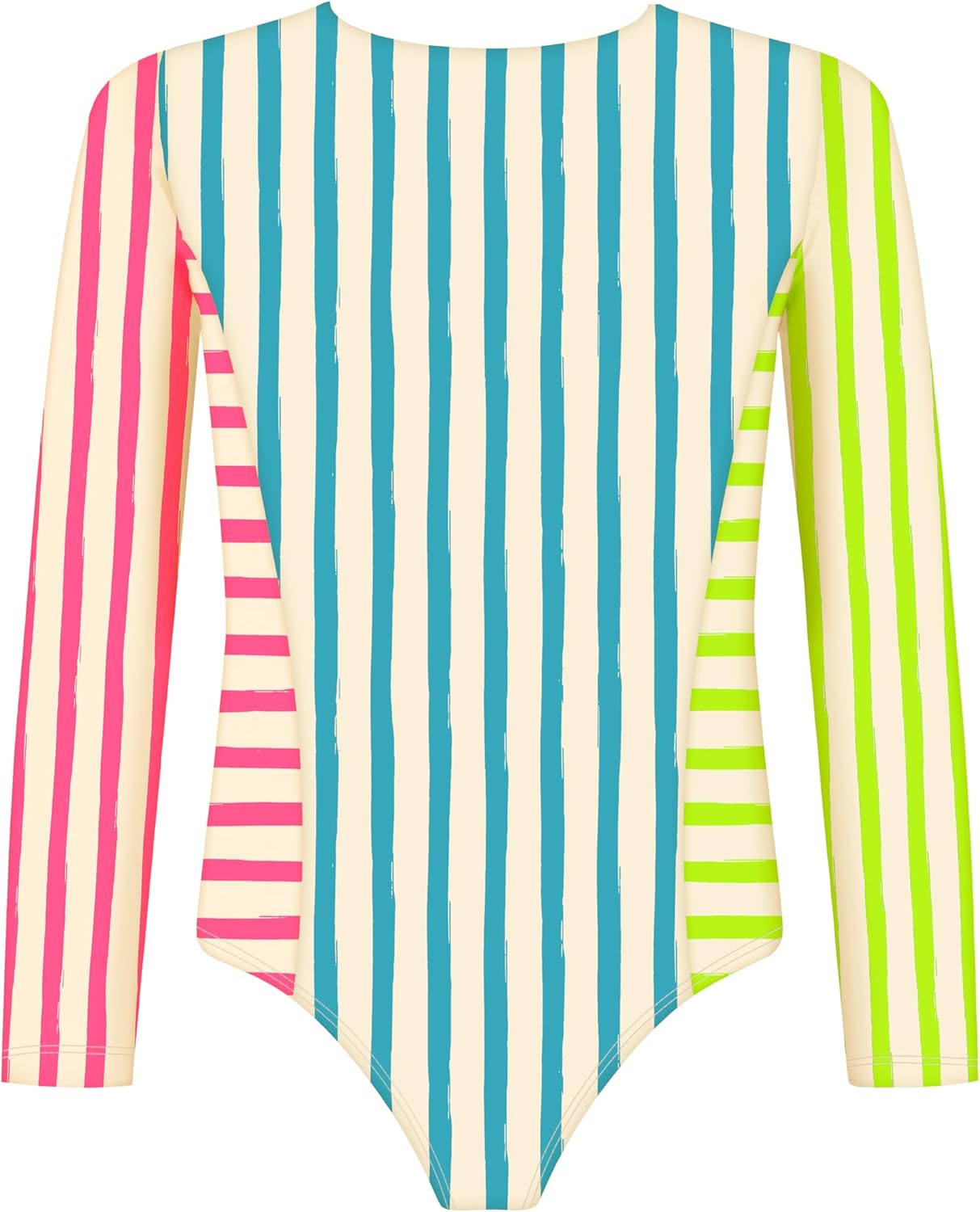 Girls Long Sleeve Swimsuit - UPF 50+ Chlorine Resistant Ruffle Bolero Girls' Swimwear | Size 6-12