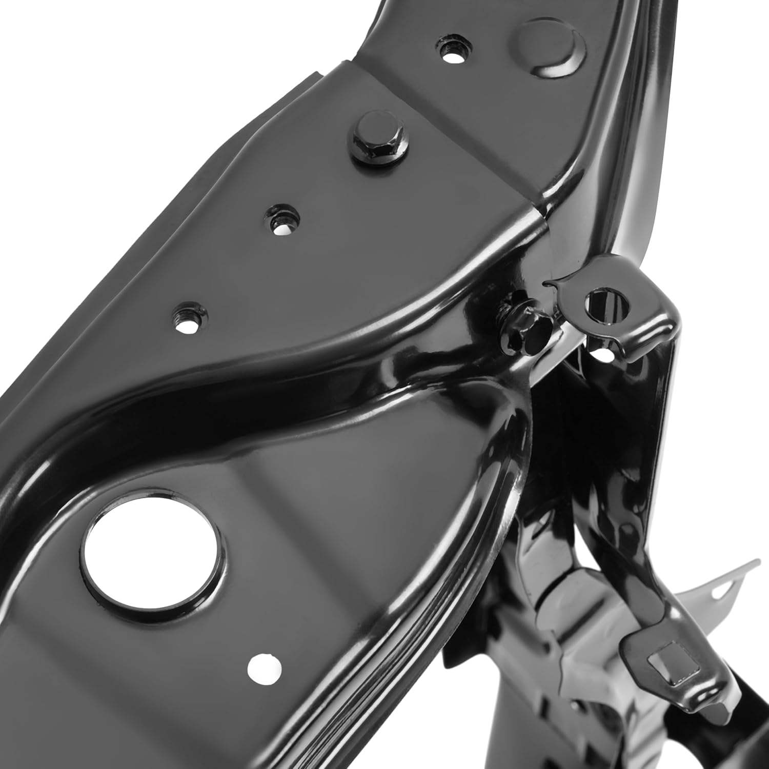 KUAFU Radiator Support Assembly Compatible with 2012-2014 Toyota Camry Replacement for TO1225305 5321006281 Front Radiator Core Support Assembly Primed Black Steel Electrophoresis