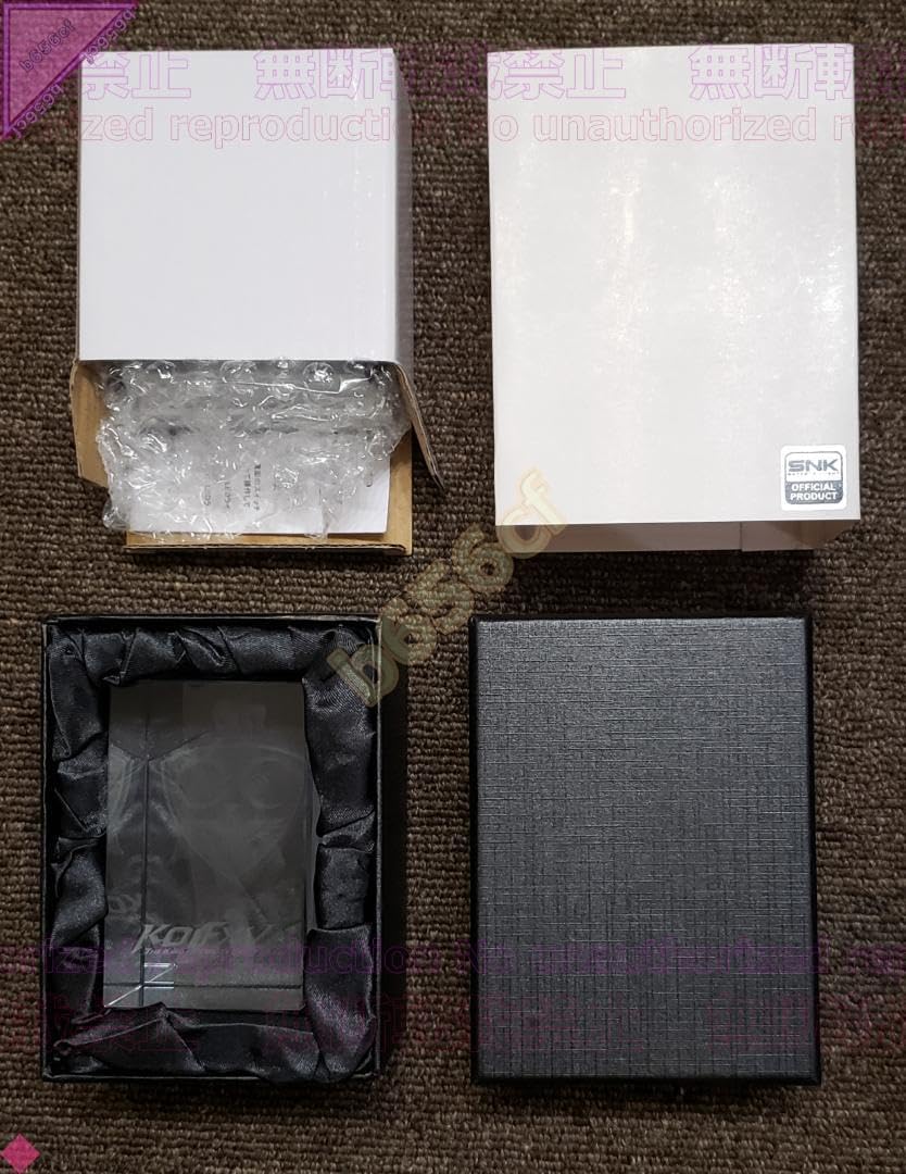 ◎雑貨 未使用 3Dクリスタル キングオブファイターズXV 草薙京＋八神庵 ◎雑貨 3Dクリスタル キングオブファイターズXV 草薙京＋八神庵