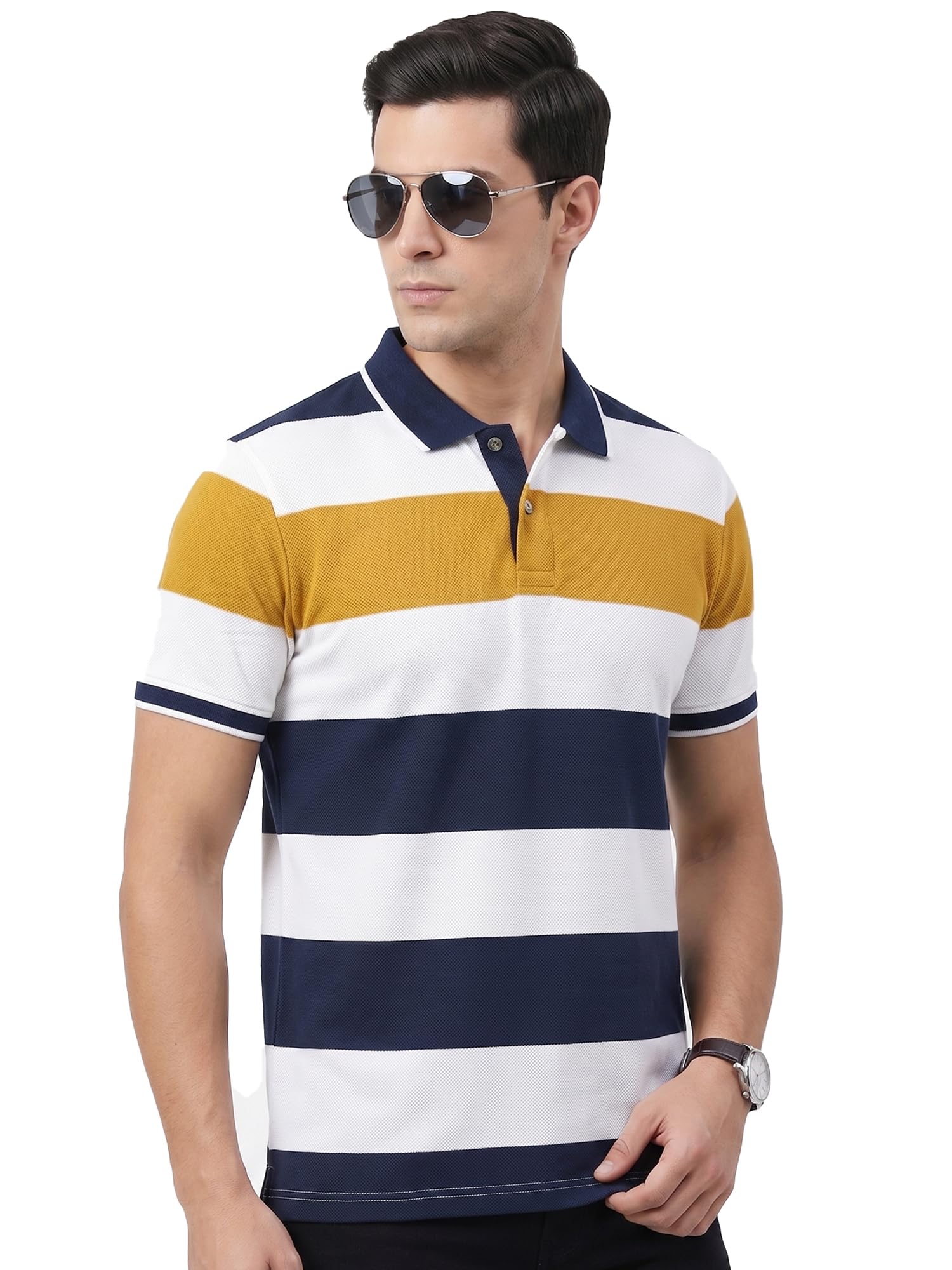 xenovaurban Men's Regular Fit Polo T-Shirt | Wrinkle Free | Quick Dry | Soft and Feather Touch Feel | Cotton Polo-picture-29
