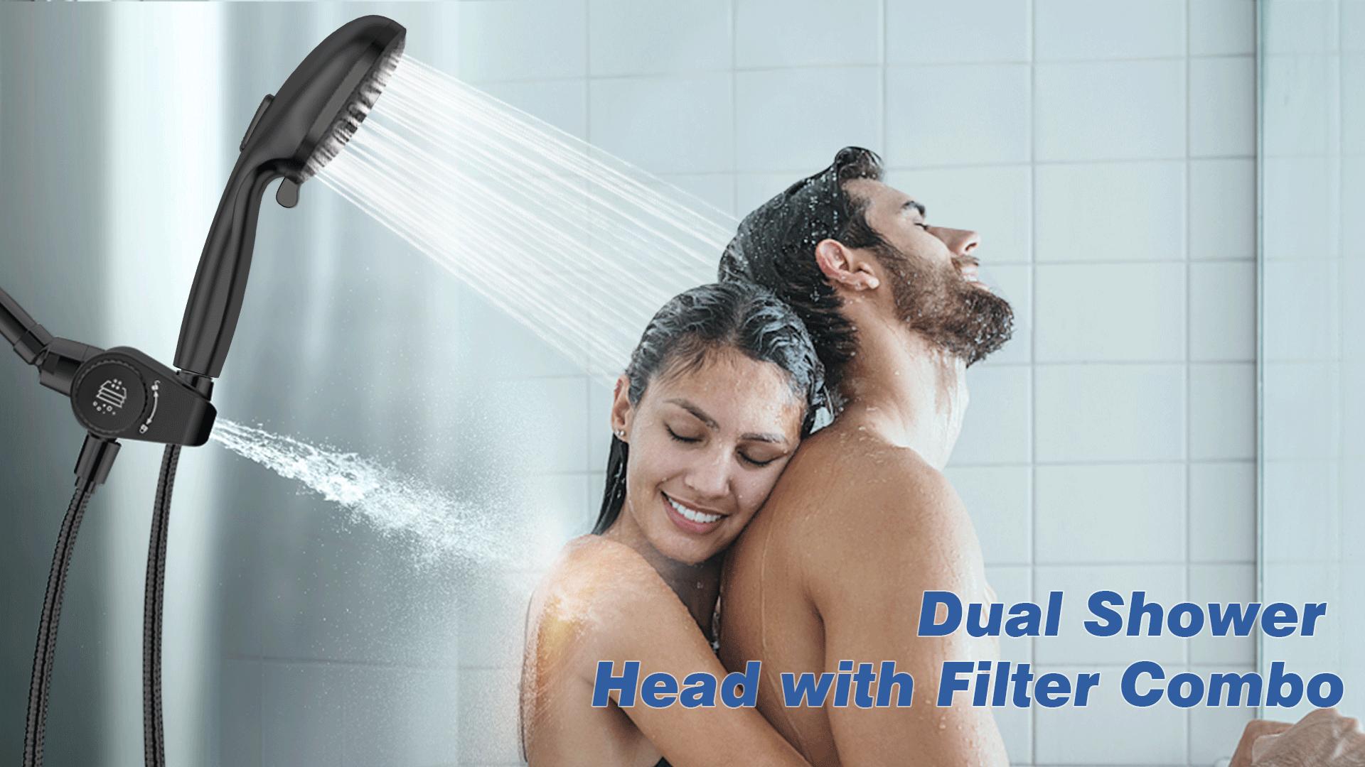 JONKEAN Cartucho De Repuesto De Filtro De Cabezal De Ducha Para Cabezal De Ducha Filtrado JONKEAN Con Combo De Rociador De Mano, Paquete De 2 Cartuchos De Repuesto De Filtro De